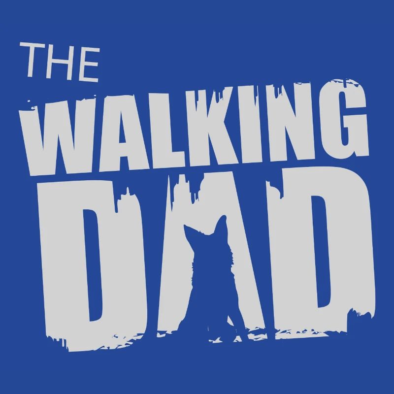 German Shepherd Walking Dad Gift Idea Father Gassi