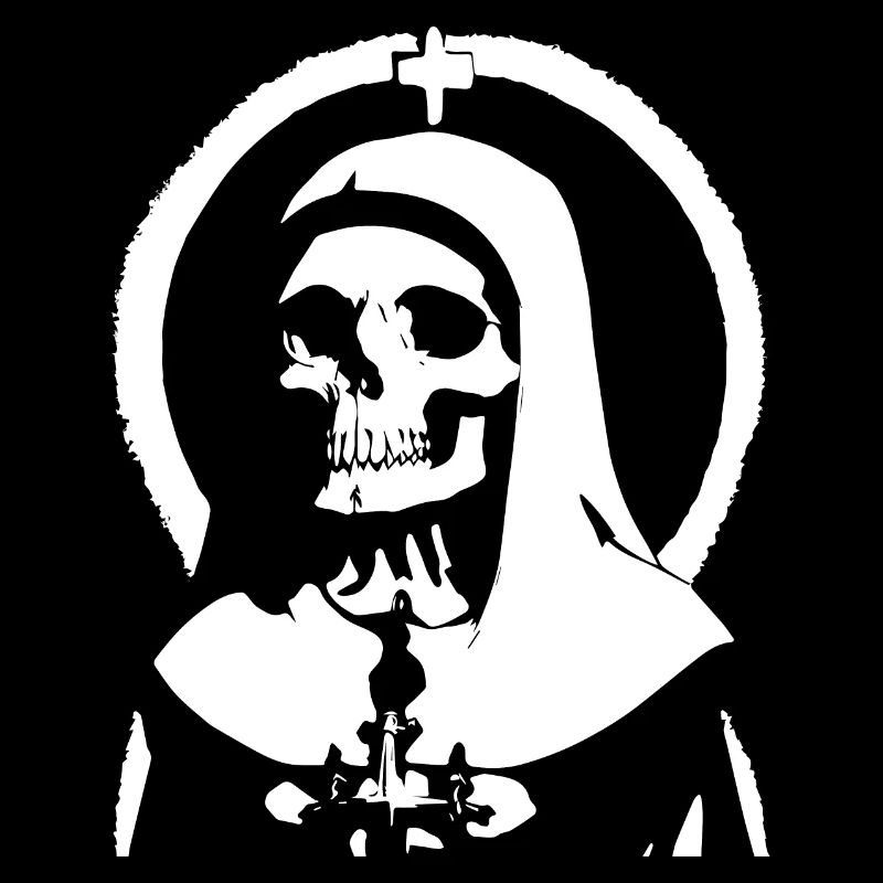 Enchantingly Dark Gothic Nun, Satanic, and Occult