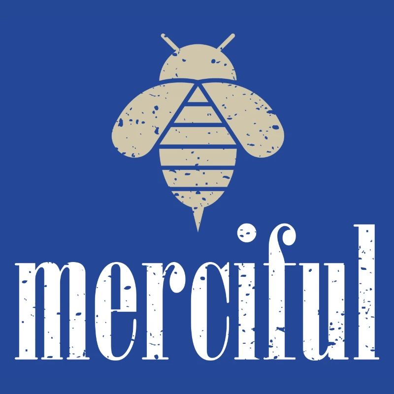 Beige Bee Merciful Biene Be Merciful