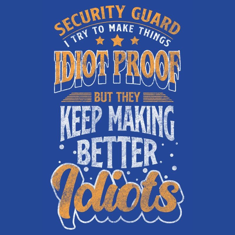 Security guard building night shift