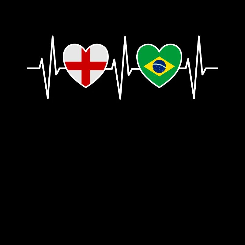 Angleterre et Brésil Drapeau brésilien du Brésil
