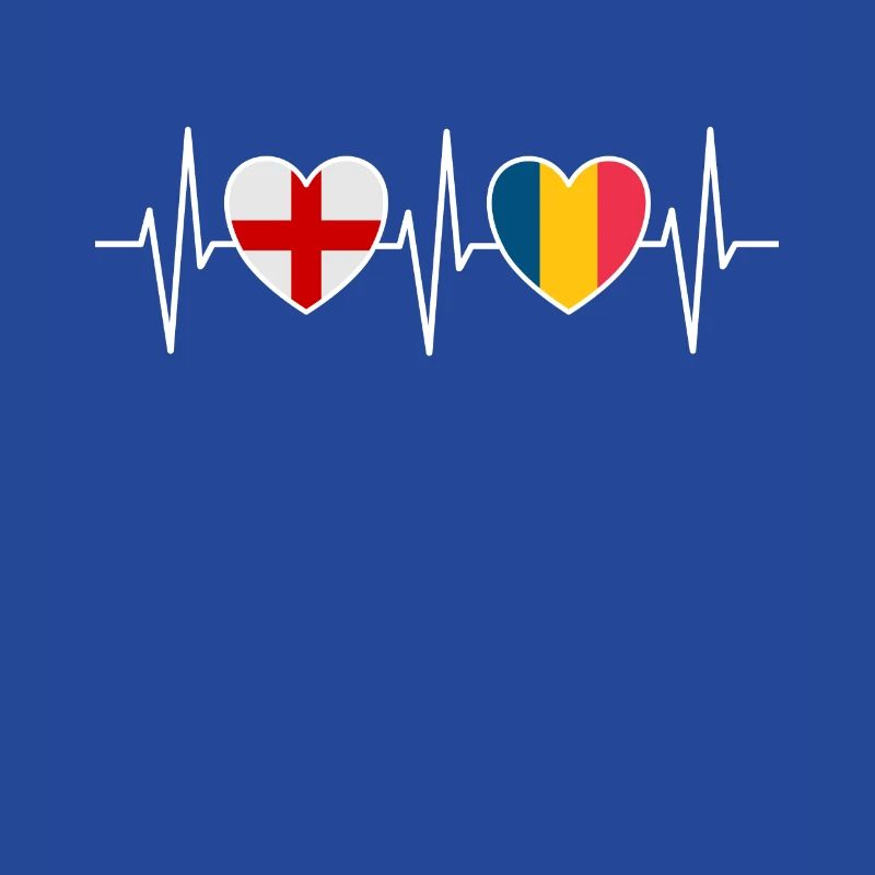 Drapeaux de l’Angleterre et de la Roumanie drapeaux roumains