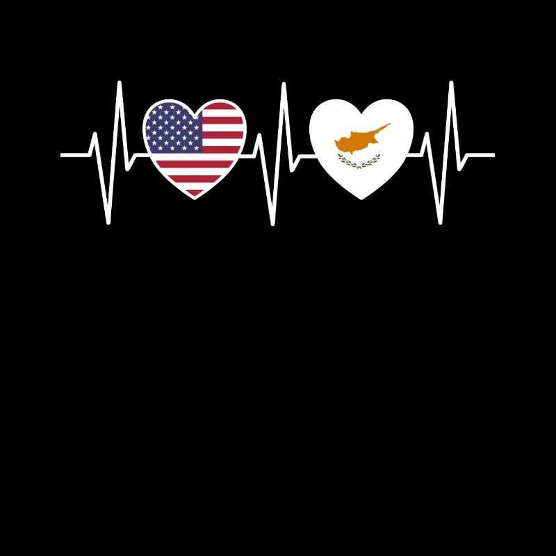 Drapeaux des États-Unis et de Chypre