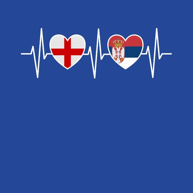 Angleterre et Serbie Drapeau serbe Drapeaux