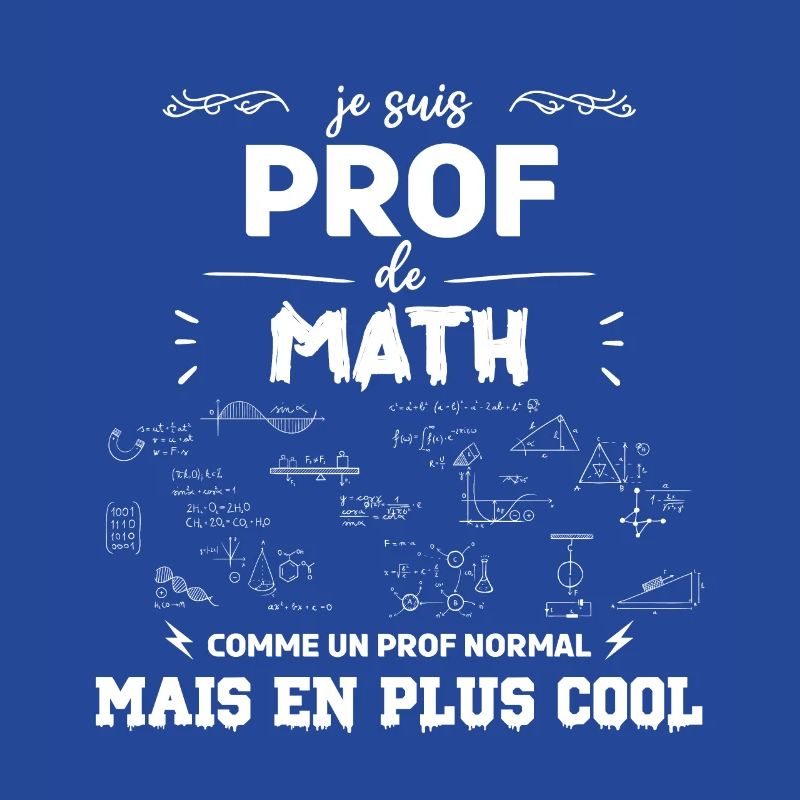 je suis prof de maths