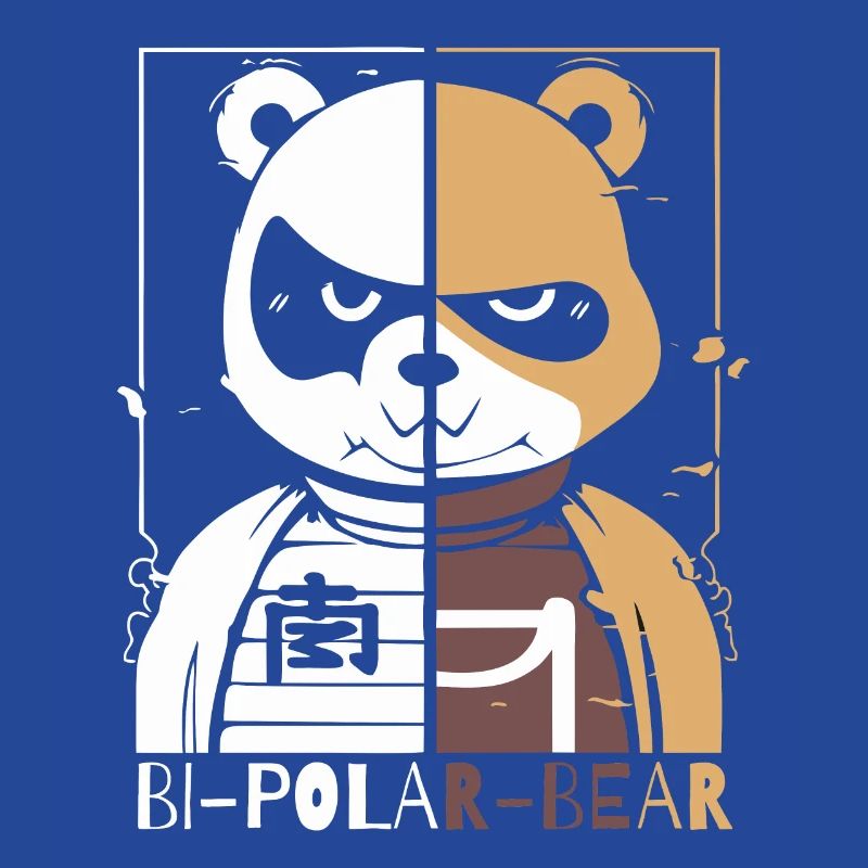 Bipolarer Polar Bär oder Eisbär