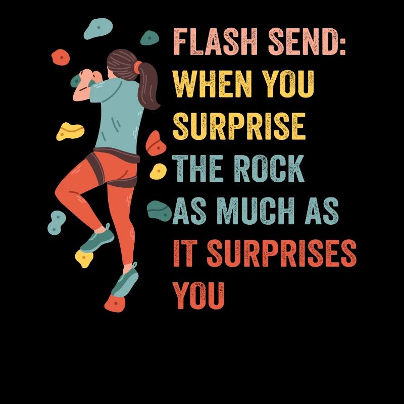 Boulderer Flash Send Bloc