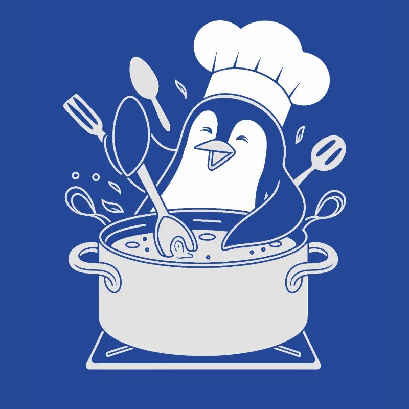 Cuisine Pingouin Chef Hat Fun