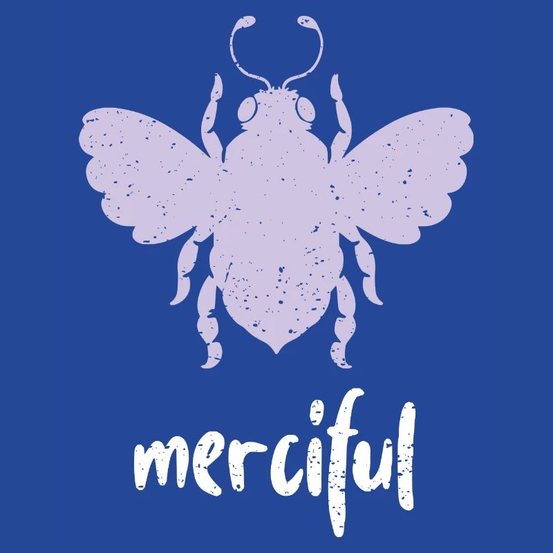 Lila Pastell Bee Merciful Biene Be Merciful