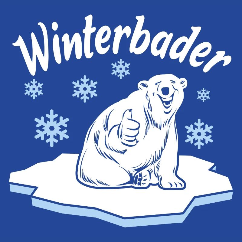 Winterbader Eisbaden Eisbad Spruch