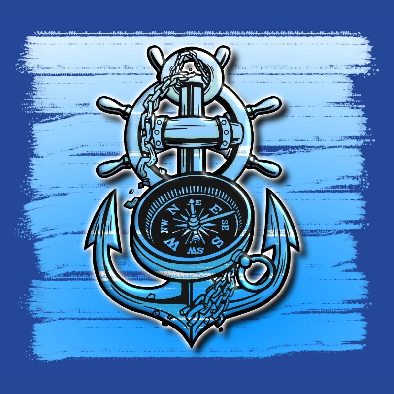 Anker Design Schiff Boot Seefahrt Maritim