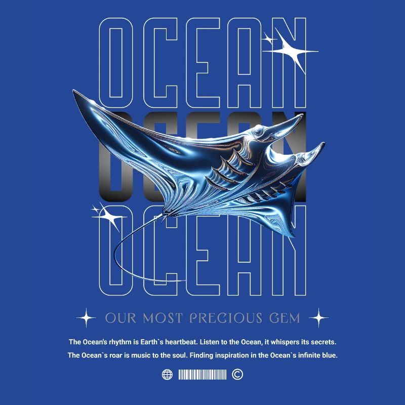 Ocean Manta Kostbarer Schatz