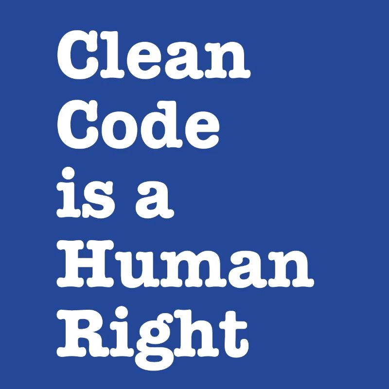 Clean Code est un droit de l’homme - Funny Gift Programer