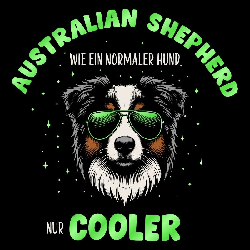 Aussie - comme un chien normal, mais vert plus froid