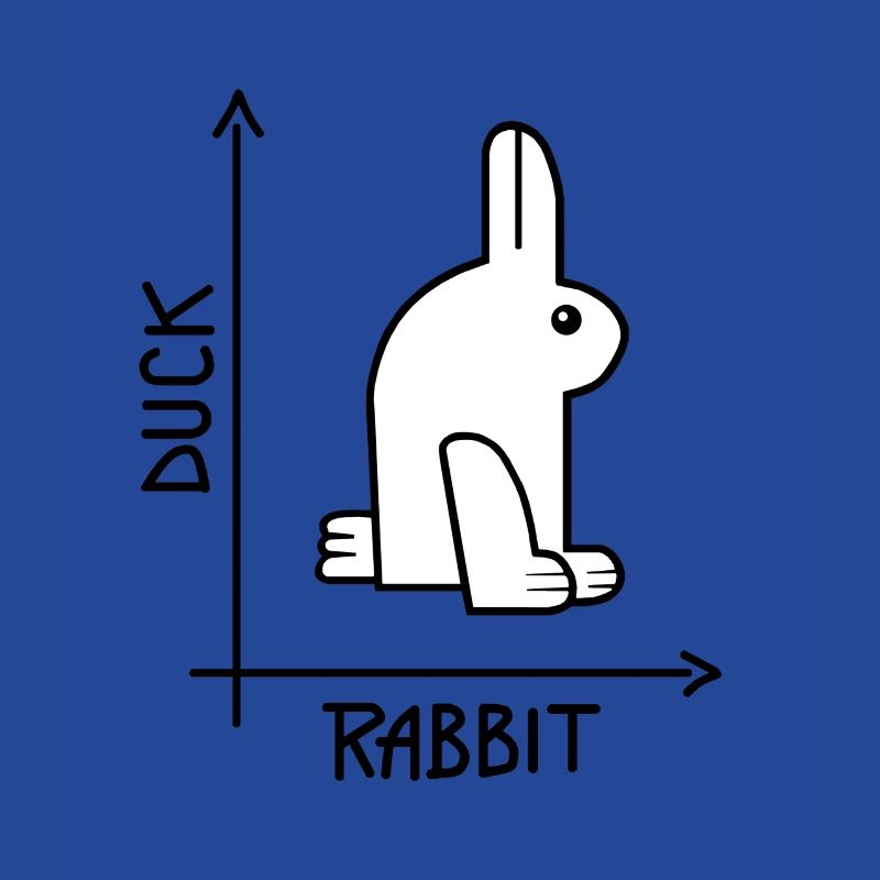 Duck or rabbit Optical Illusion