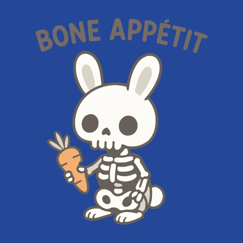 Bone Appetit Skeleton Bunny