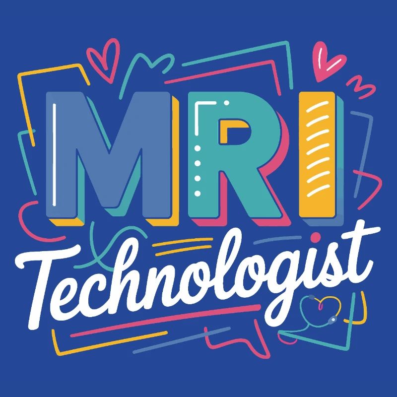 Explosion des couleurs du technologue IRM