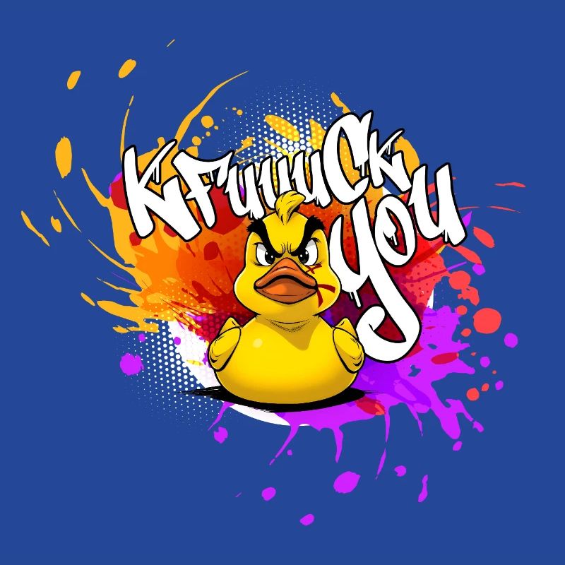 Graffiti Duck: Eine Explosion der Farben