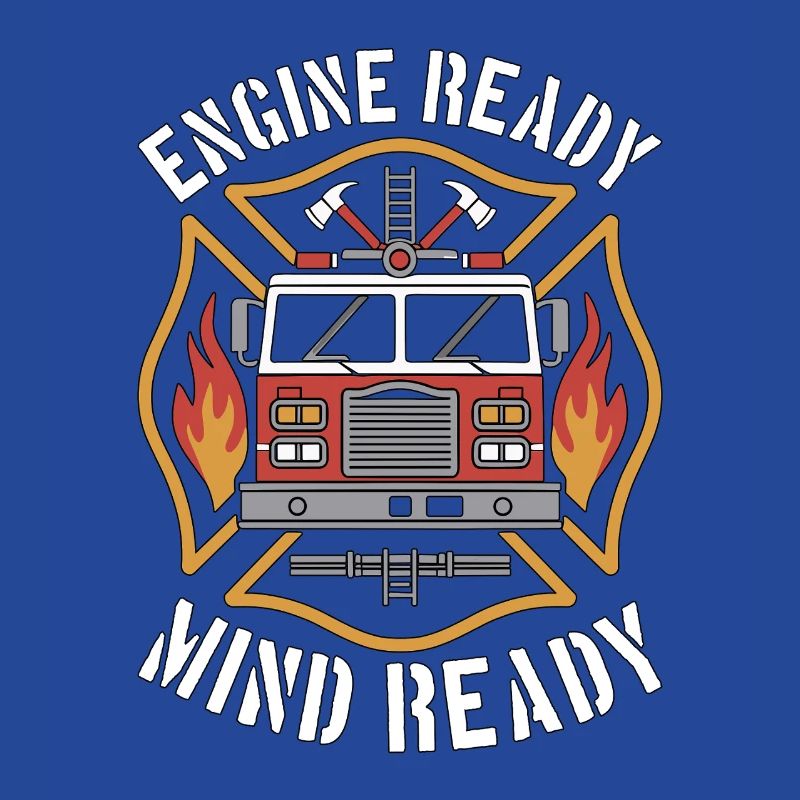 Fire Engineer Engine Ready Mind Ready Firefighting