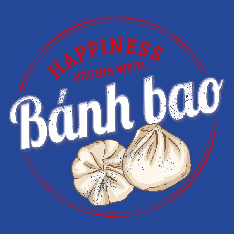 Bánh Bao Dumpling oder Baozi Vintage Teigtasche