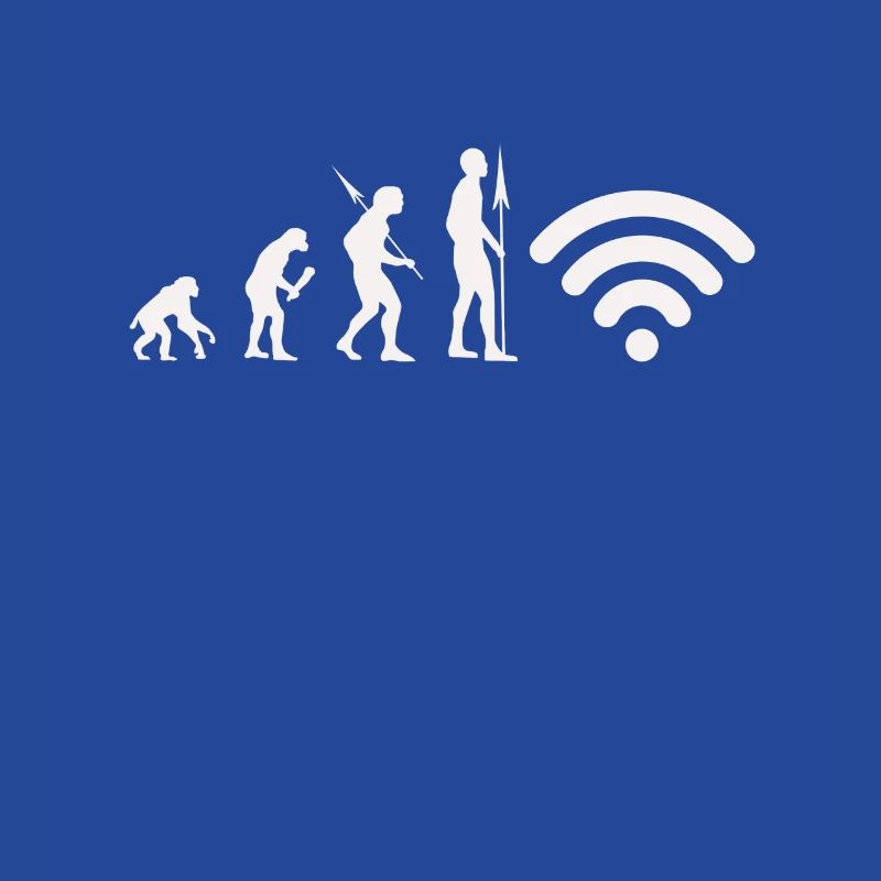 Wifi Evolution Internet Junkie Nerd