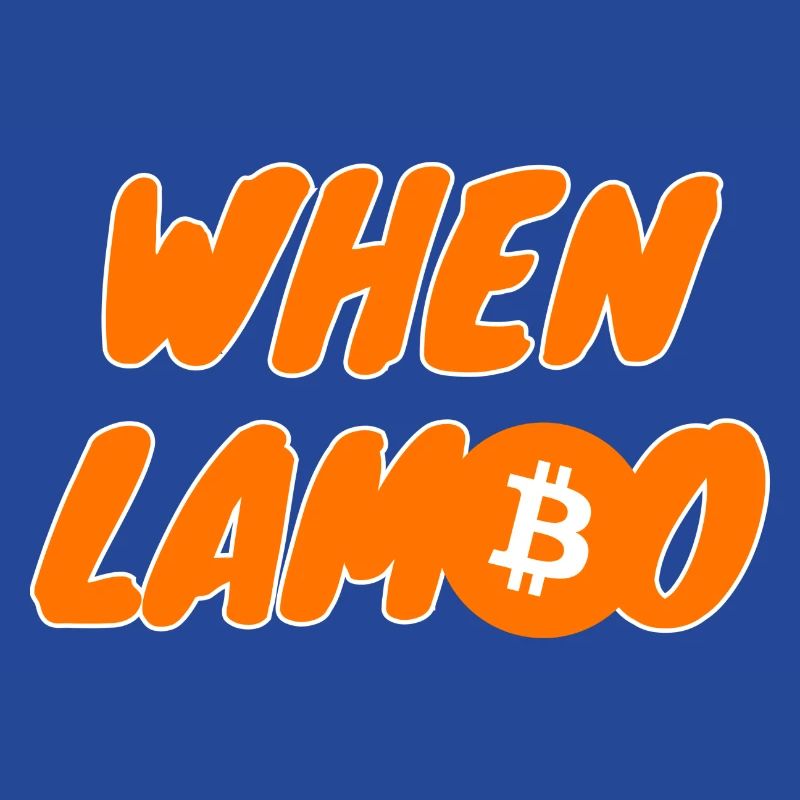 Crypto When Lambo BTC Bitcoin 1