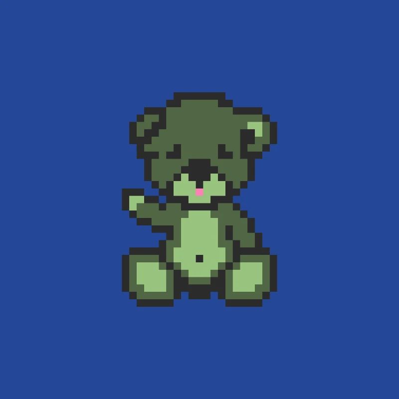 Pixel Bear Zombie