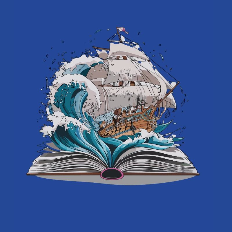 Abenteuerliche Reise Eines Segelschiffs Durch Die