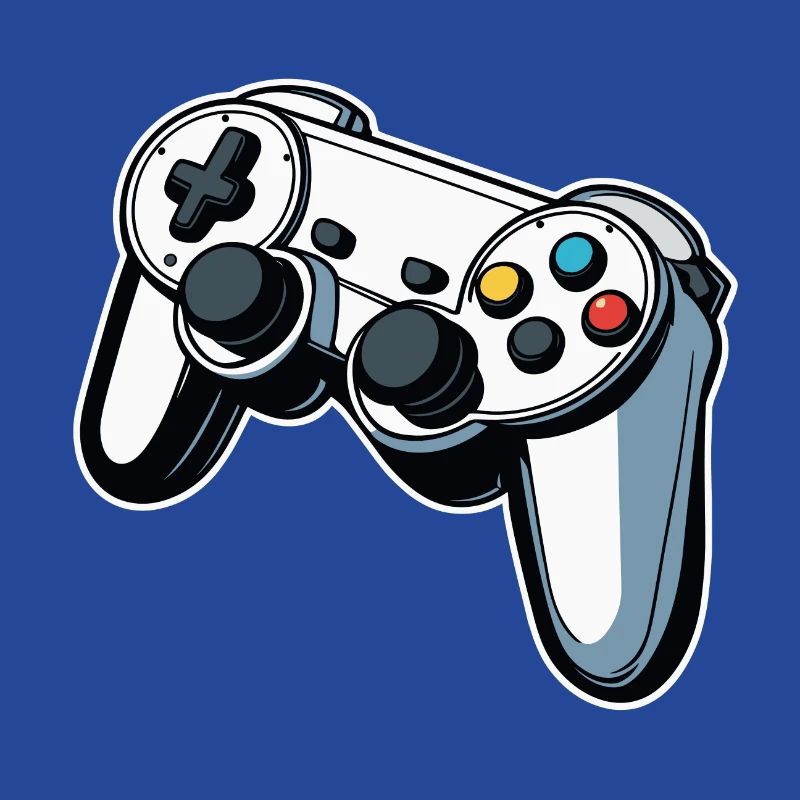 Controller White Illustration