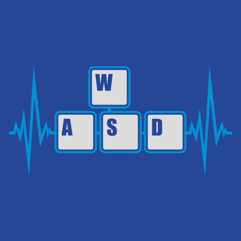 Computer WASD Keyboard Keys