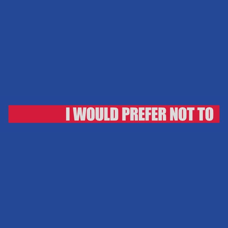 I prefer not to