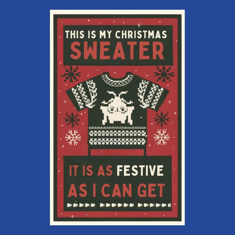 C’est mon pull de Noël.