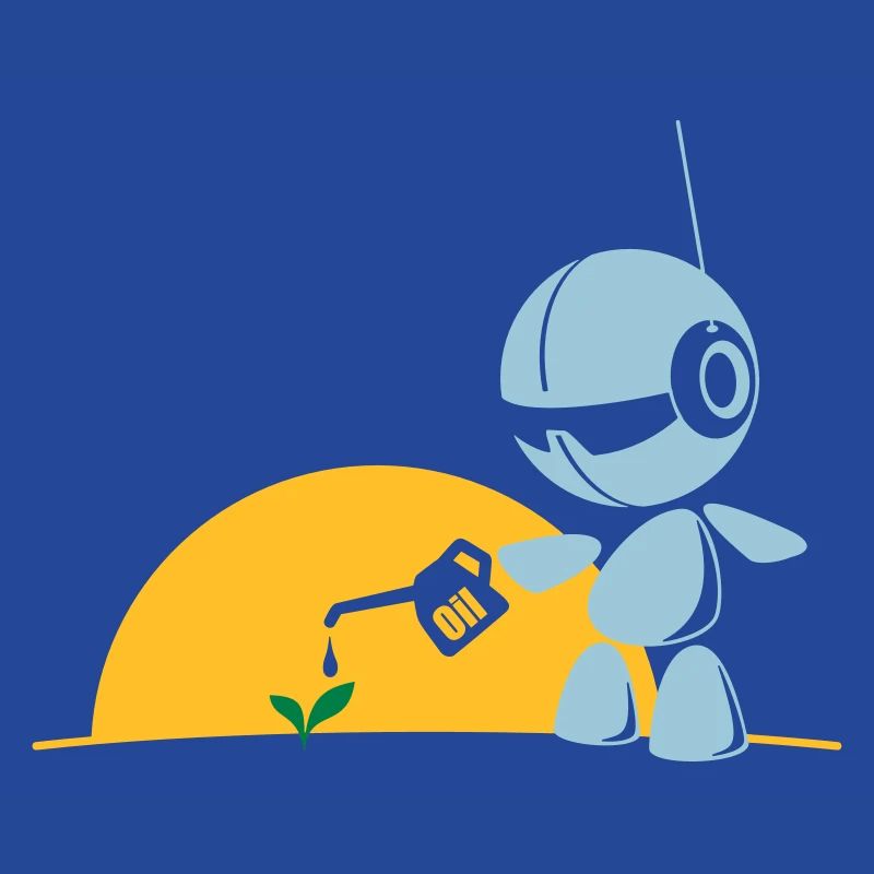 robot flower