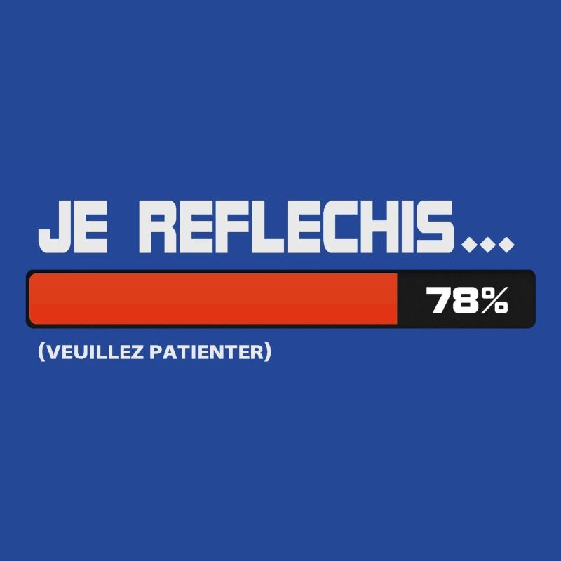 Je reflechis, patientez, please wait (orange|blanc