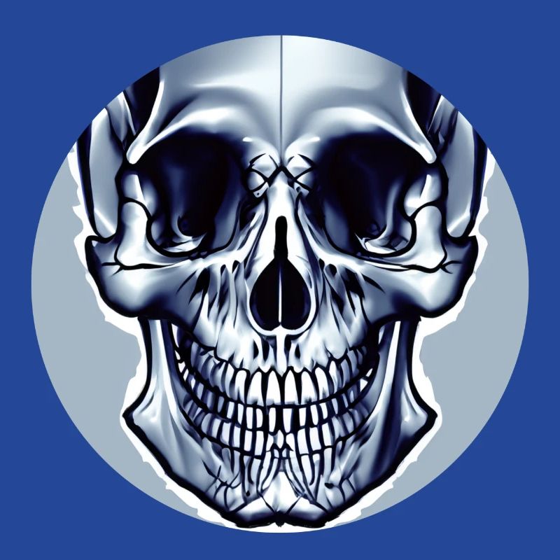 Grey Skull - Abstract