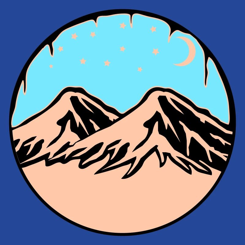 Starry Sky Mountains