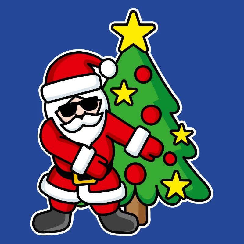 Weihnachtsmann-Weihnachtsbaum FLOSS DANCE FLOSSING