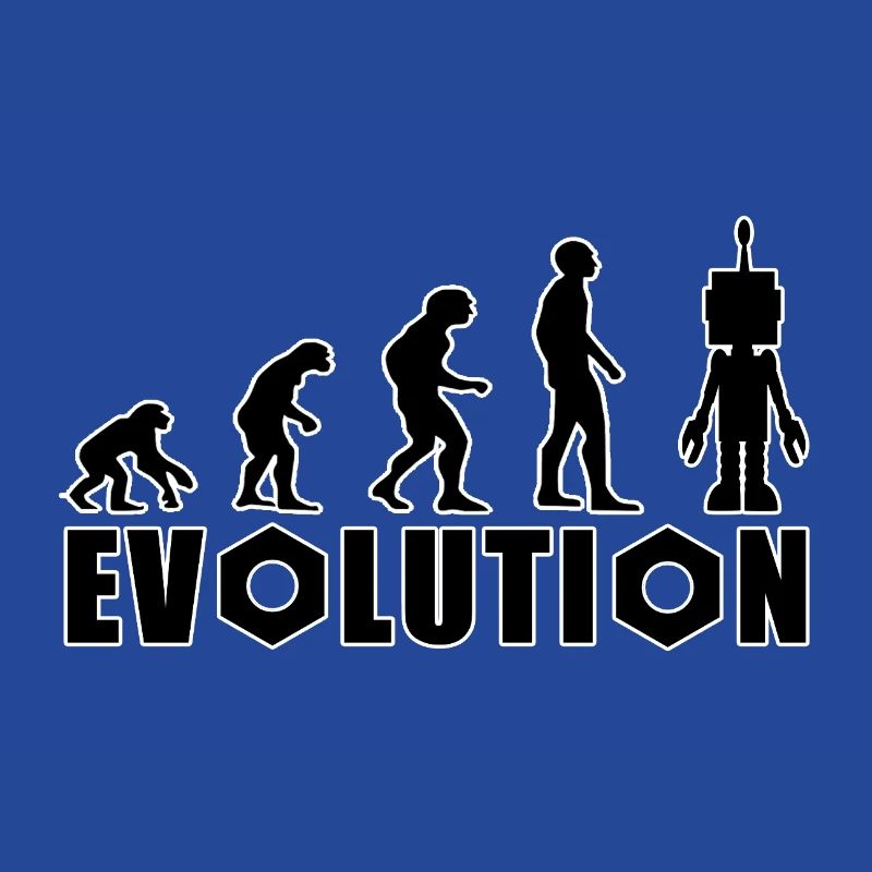 Evolution von Mensch zu Android