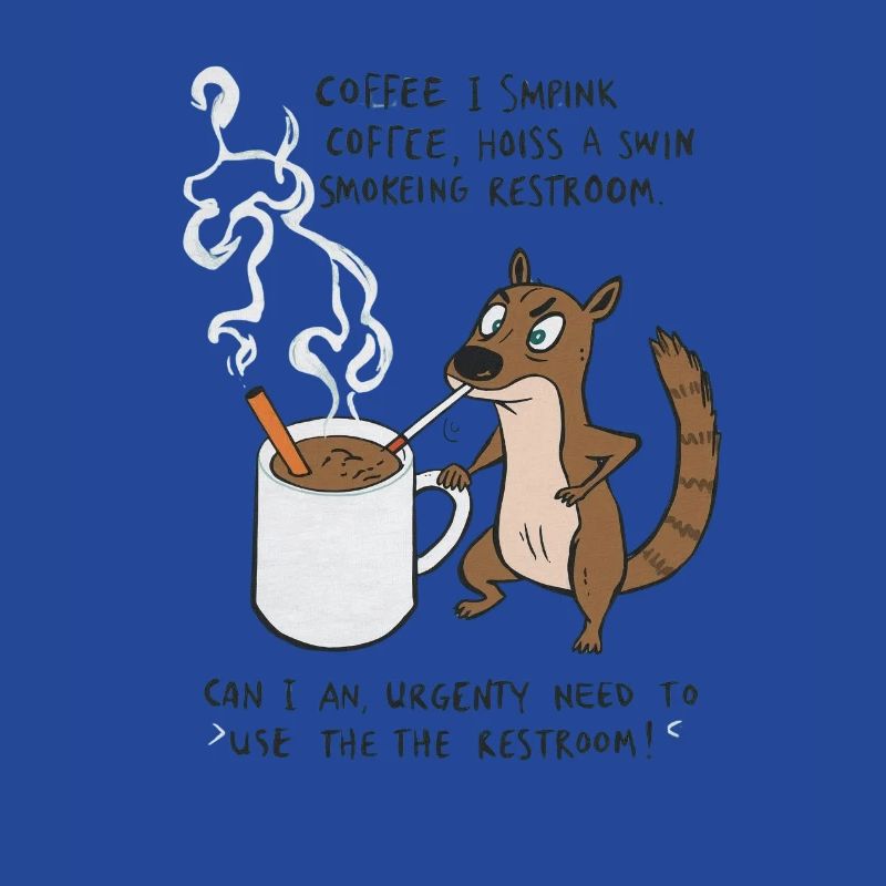 Kaffee Notfall Beutier Eichhörnchen Kippe 