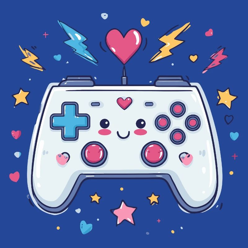Herzcontroller Doodle Pixel Pop