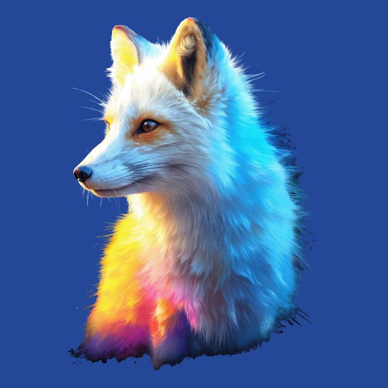 Polarfuchs Schneefuchs Eisfuchs Süßer Weißer Fuchs
