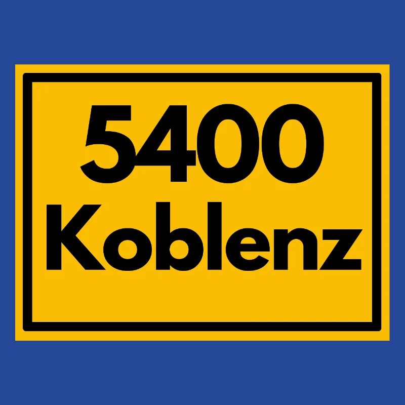 OLD POSTCODE POSTCODE RETRO 5400 KOBLENZ GERMAN