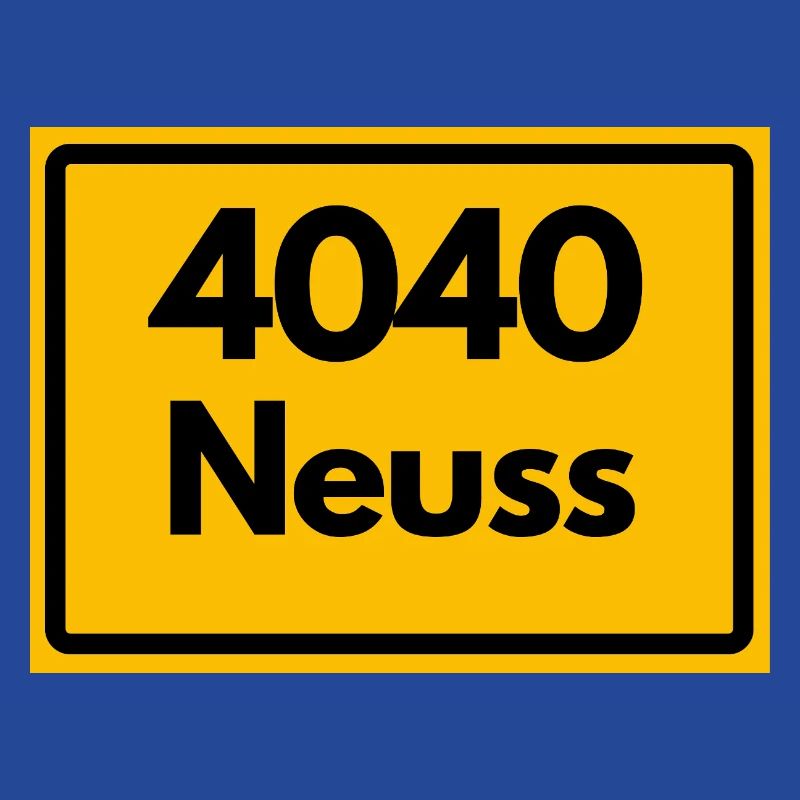 ANCIEN CODE POSTAL RÉTRO 4040 CITY NEUSS