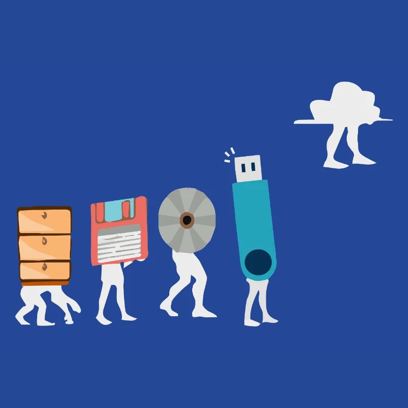 Cloud-Computing-Lustige Programmierer-Daten-KI-Software