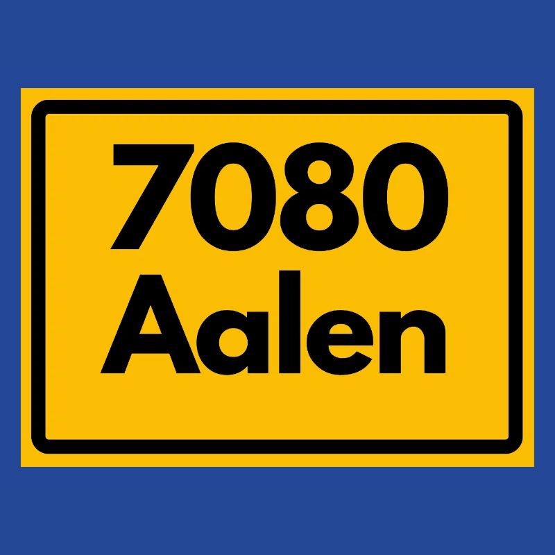 ANCIEN CODE POSTAL RÉTRO 7080 AALEN HEIMATSTOLZ