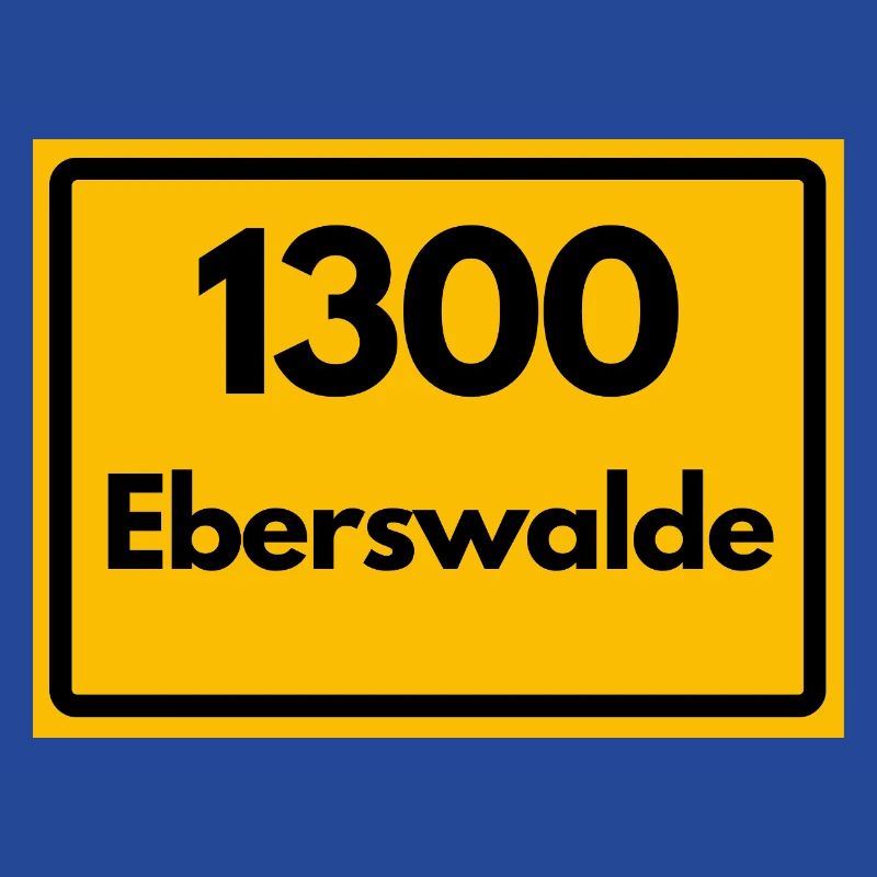 ALTE POSTLEITZAHL PLZ RETRO 1300 EBERSWALDE HEIMAT