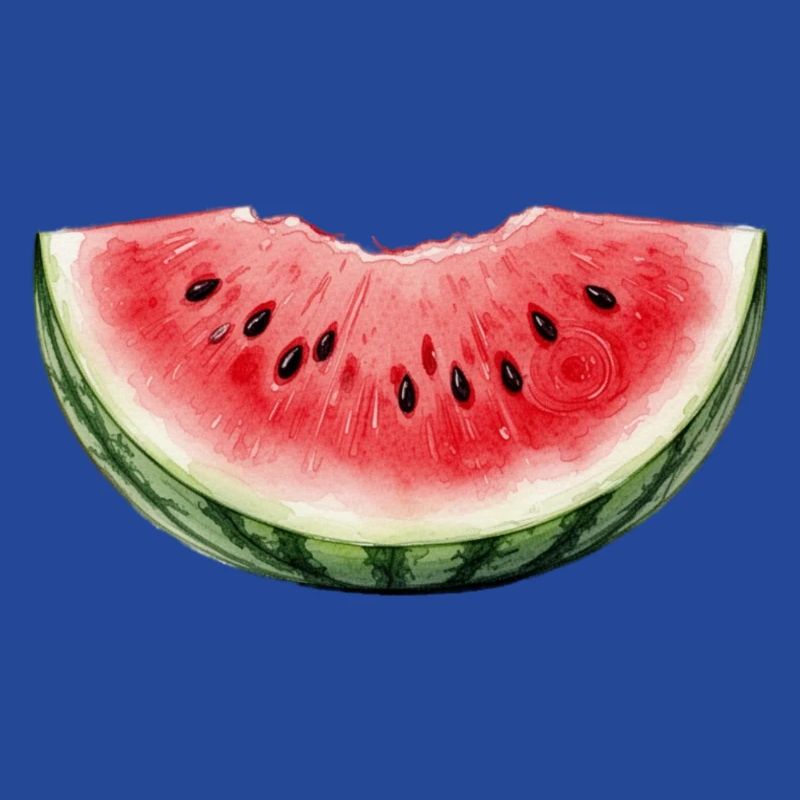 Pastèque Aquarelle