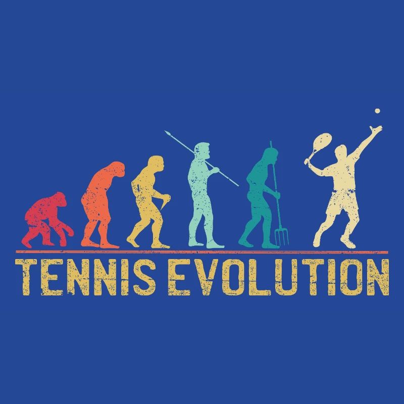 Tennis Evolution Evolution Grafikdesign