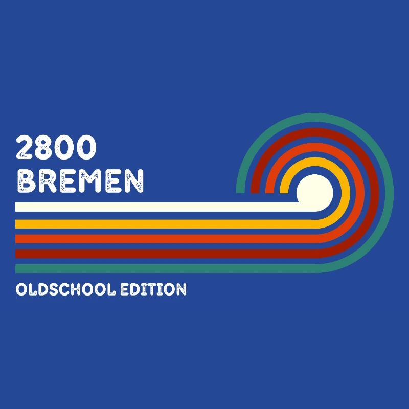 Bremen Retro Shirt 2800 Oldschool Code postal