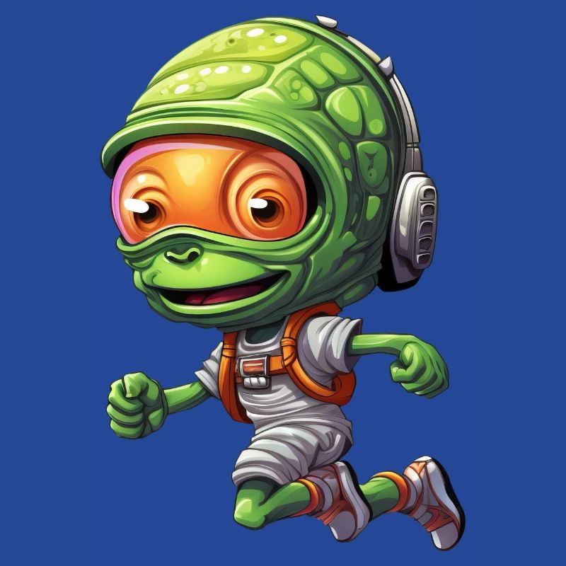Alien Jogger: Conception de course de sprint et de marathon